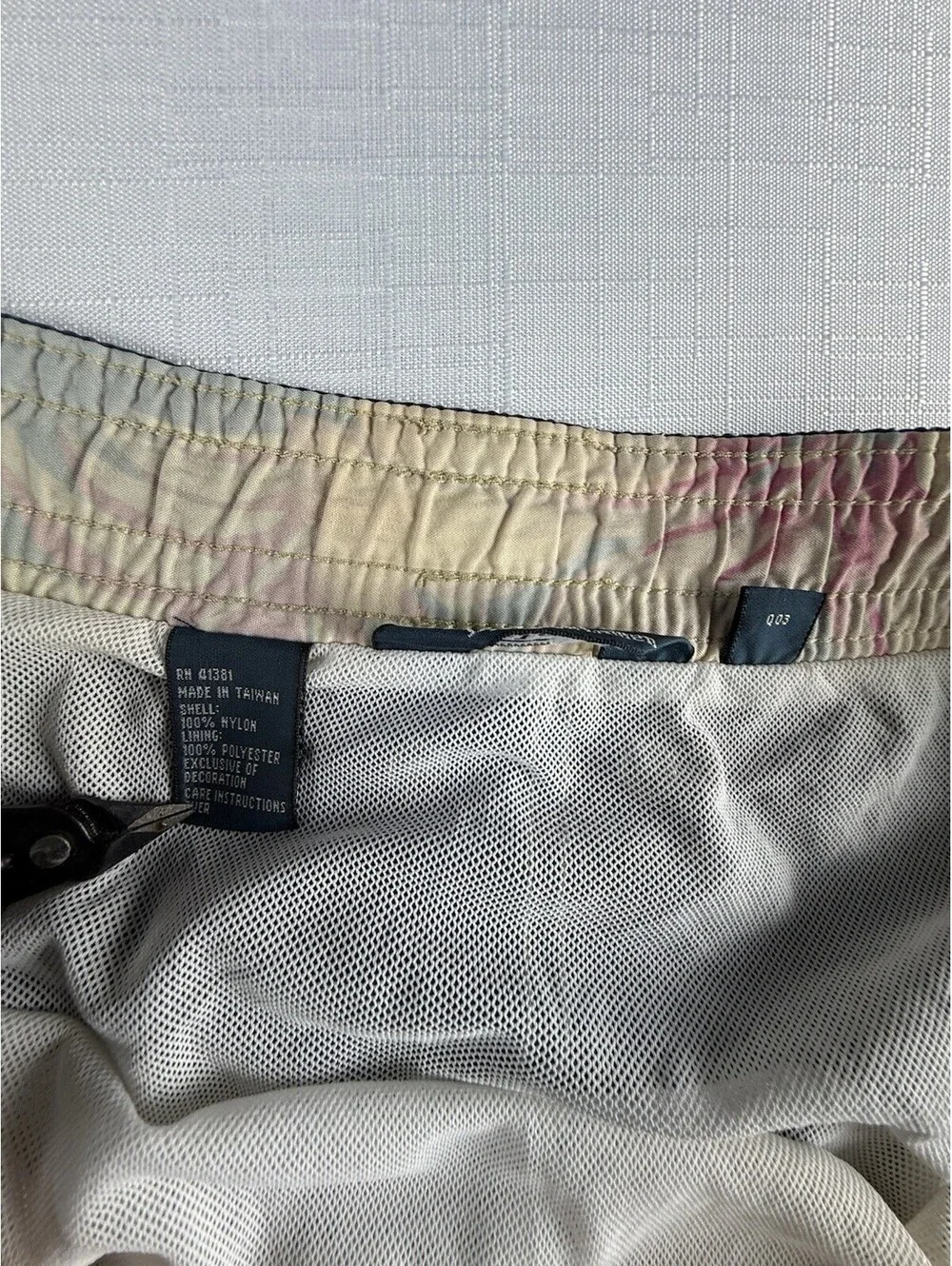 Polo Ralph Lauren Traveler Swim Trunks Men’s Large Navy Blue Mesh Lined Pony